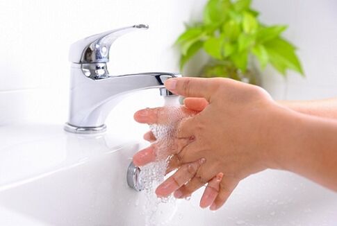 parazit enfeksiyonunu önlemek için el yıkama